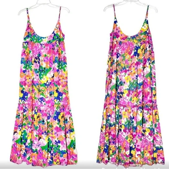 Tuckernuck Multicolor Floral Midi Dress - Picture 4 of 8